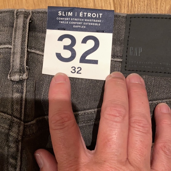 Mens Blk denim jean - Picture 3 of 5